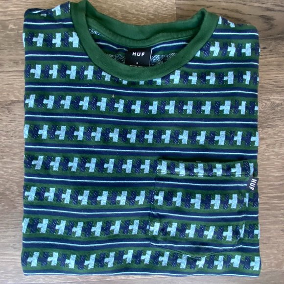 HUF Striped Tee Sz.S - Picture 1 of 5